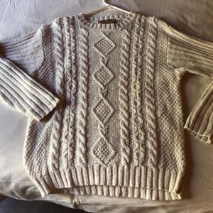 Wool  fisherman's sweater